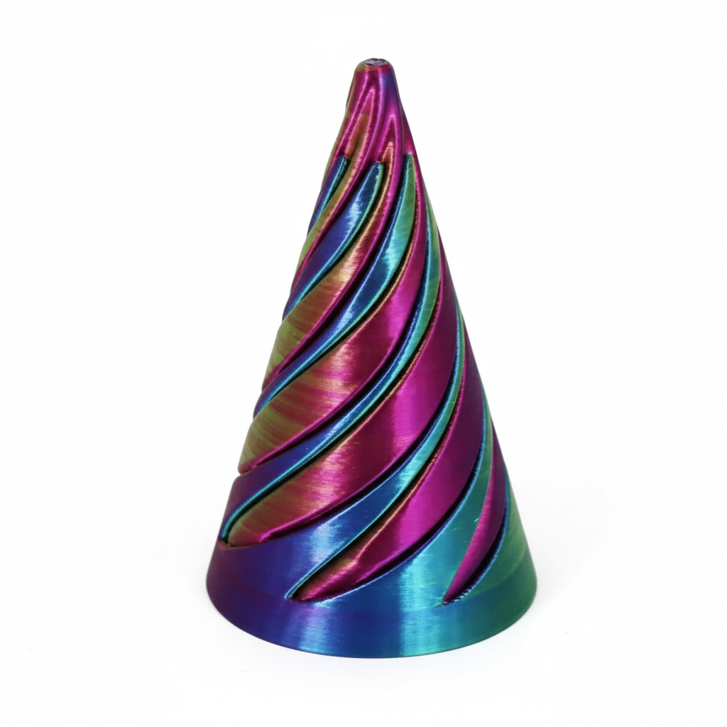 Spiral cone fidget